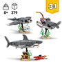 LEGO Creator 3-en-1 Le Redoutable Requin et le Coffre au Trésor, 379 pièces