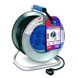 TAYG Prolongateur avec tambour métallique 50m 3500W 16A