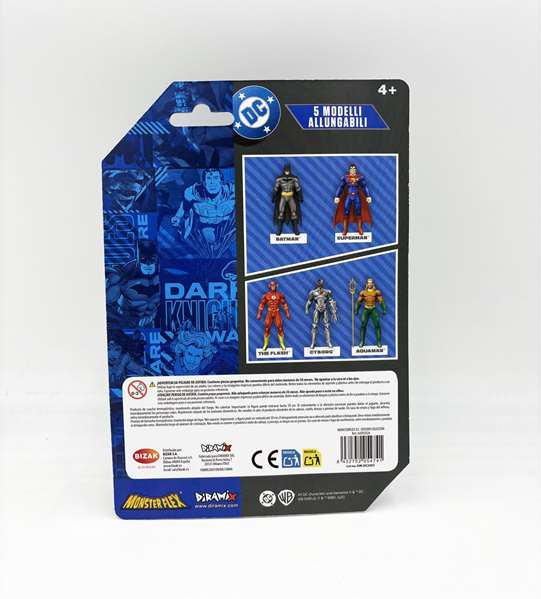 Bizak - Figura estirable DC Comics Monsterflex édition collection 15 cm - Modèles assortis