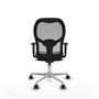 Piqueras y Crespo Chaise de Bureau 1D086N0 Gris Brun foncé