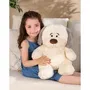 Gipsy Toys Peluche Chien Chubby Dog 40 cm Beige - Douceur Incomparable, Compagnon de Jeu pour Enfants