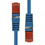 ProXtend Câble Ethernet CAT6 F/UTP 100% cuivre, gaine LSZH, blindé, 20 mètres, bleu, avec connecteur doré 50µ