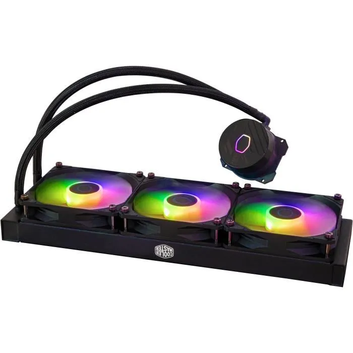 Cooler Master MasterLiquid 360L Core Black ARGB MLW-D36M-A18PZ-R1 Refroidissement par eau Cooler Master MasterLiquid 360L Core Black ARGB MLW-D36M-A18PZ-R1 Refroidissement par eau