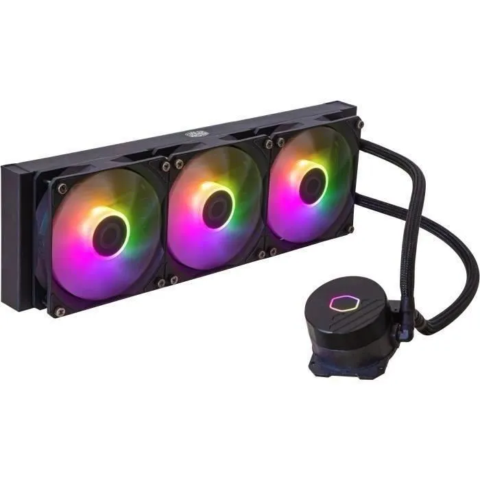 Cooler Master MasterLiquid 360L Core Black ARGB MLW-D36M-A18PZ-R1 Refroidissement par eau Cooler Master MasterLiquid 360L Core Black ARGB MLW-D36M-A18PZ-R1 Refroidissement par eau