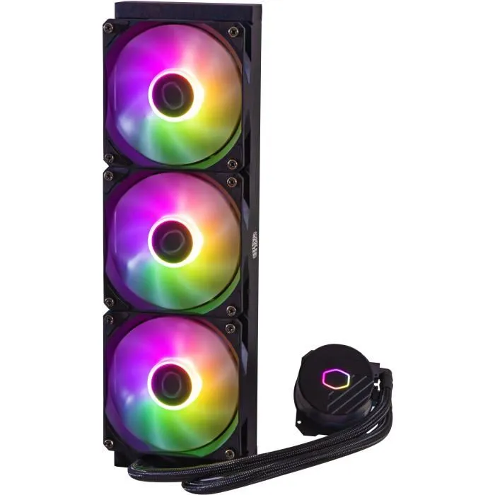 Cooler Master MasterLiquid 360L Core Black ARGB MLW-D36M-A18PZ-R1 Refroidissement par eau Cooler Master MasterLiquid 360L Core Black ARGB MLW-D36M-A18PZ-R1 Refroidissement par eau