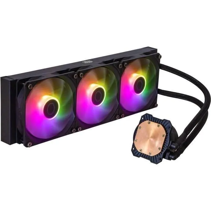 Cooler Master MasterLiquid 360L Core Black ARGB MLW-D36M-A18PZ-R1 Refroidissement par eau Cooler Master MasterLiquid 360L Core Black ARGB MLW-D36M-A18PZ-R1 Refroidissement par eau