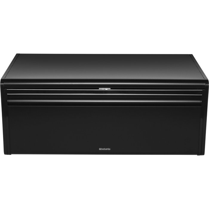Brabantia Boîte à pain avec façade rabattable, Noir mat Brabantia Boîte à pain avec façade rabattable, Noir mat