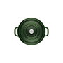 Staub Cocotte ronde 24 cm vert foncé 40509-356-0
