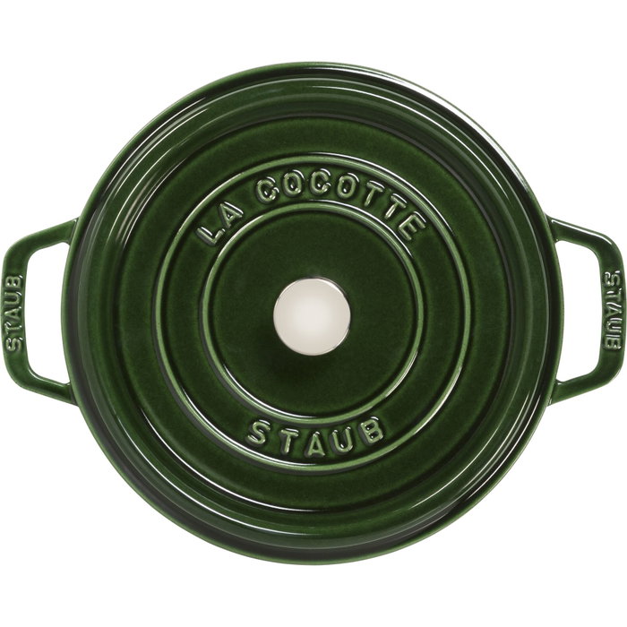 Zwilling Staub Rôtissoire ronde 24cm verte Zwilling Staub Rôtissoire ronde 24cm verte