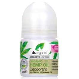 DR. ORGANIC Désodorant à l'huile de chanvre biologique roll-on