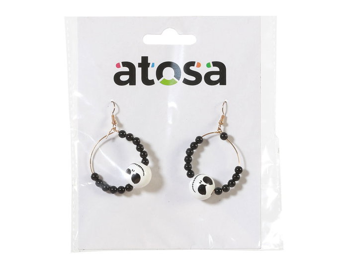 Boucles d'oreilles Crâne pour Halloween et Jour des Morts - Accessoire Festif, Léger et Facile à Porter - 2025