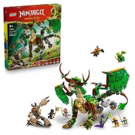 LEGO NINJAGO 71859 Le Dragon de la Vie avec 8 Minifigurines et 1050 Pièces de Construction Articulé avec Ailes, Arbre et Méca