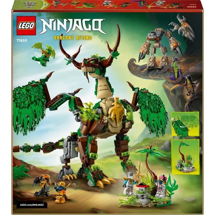 LEGO NINJAGO Le Dragon de Vie 71859 avec 8 Minifigurines LEGO NINJAGO Le Dragon de Vie 71859 avec 8 Minifigurines