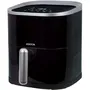 Jocca 2219p Friteuse sans huile air fryer numérique 4L 1400W 9 programmes automatiques écran tactile LED Noir 26 x 35 x 29 cm
