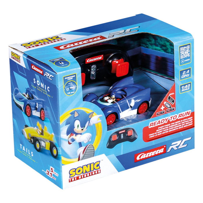 Sonic the Hedgehog voiture télécommandée RC 1/43 2,4GHz Mini Sonic