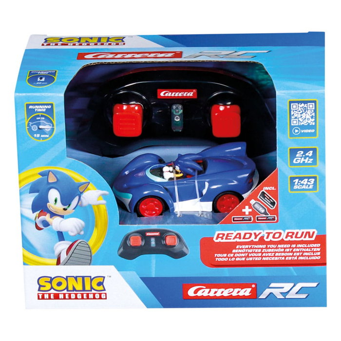 Sonic the Hedgehog voiture télécommandée RC 1/43 2,4GHz Mini Sonic
