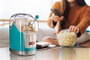Ariete 2958/01 Machine à Pop-corn Party Time Bleu, Appareil à Pop-corn Rétro avec Réservoir de 600 g