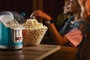 Ariete 2958/01 Machine à Pop-corn Party Time Bleu, Appareil à Pop-corn Rétro avec Réservoir de 600 g