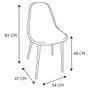 Home Deco Factory Chaise ATOM Noire