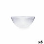 Quid Bol en Verre Lonja 15,5 cm (6 Unités) - Transparent, Relif