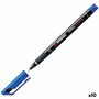 Feutres Stabilo OHPEN UNIVERSAL Bleu (10 Unités)