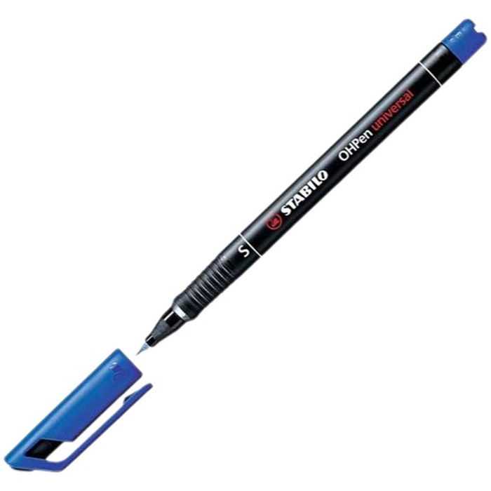 Feutres Stabilo OHPEN UNIVERSAL Bleu (10 Unités)