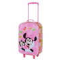 Karactermania Valise à roulettes soft 3D Minnie Mouse Kitten 52 x 33 x 17 cm (Cabine) - Rose