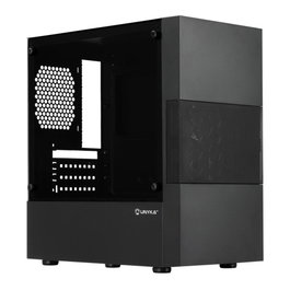 UNYKA Aero C25 Boîtier Micro-ATX Gaming avec Fenêtre en Verre Trempé, USB 3.2, Alimentation 500W Incluse