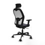 Piqueras y Crespo Chaise de Bureau 2D036N2 Gris foncé