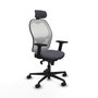 Piqueras y Crespo Chaise de Bureau 2D036N2 Gris foncé