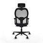 Piqueras y Crespo Chaise de Bureau 2D036N2 Gris foncé