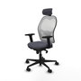 Piqueras y Crespo Chaise de Bureau 2D036N2 Gris foncé
