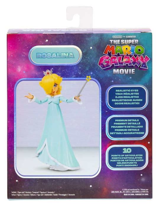 Super Mario Galaxy, le film figurine Rosalina 13 cm