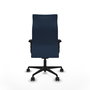 Piqueras Y Crespo Fauteuil Albacete Bleu marine avec mécanisme synchrone et accoudoirs 2D