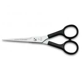 Tres Claveles Ciseaux de coiffure Scuola 6 pouces noire