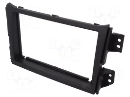 PER.PIC. Cadre de radio 2 DIN noir pour Opel Agila et Suzuki Splash