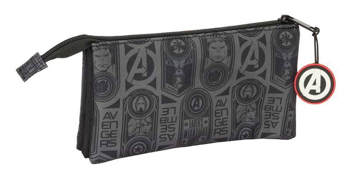 Safta Portatodo Triple Avengers "Vendetta" - Porte-tout triple 22 x 12 x 3 cm pour enfant, langue espagnole