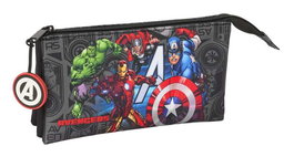 Safta Portatodo Triple Avengers "Vendetta" - Porte-tout triple 22 x 12 x 3 cm pour enfant, langue espagnole