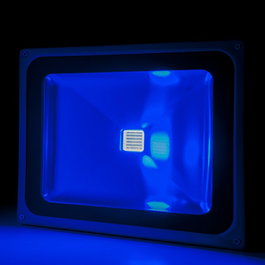 Brico Projecteur LED Bleu 50W 4250Lm IP65