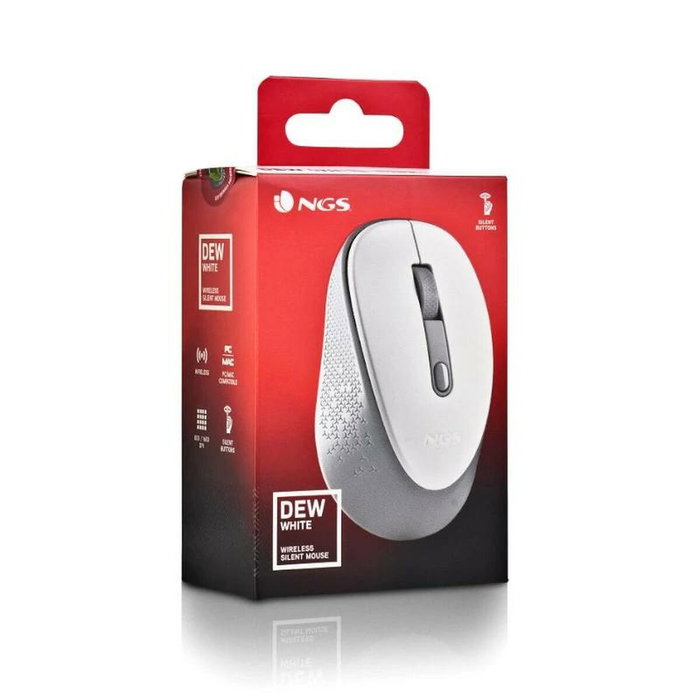 Souris NGS DEWWHITE Blanc 1600 dpi