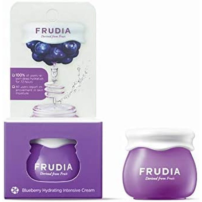 Frudia Crème Visage Hydratation Intense Myrtille Delivered From Fruit 10 g - Soin Peau Femme