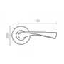 Poignée avec rosace EDM 85440 707 Aluminium Ø 50 mm