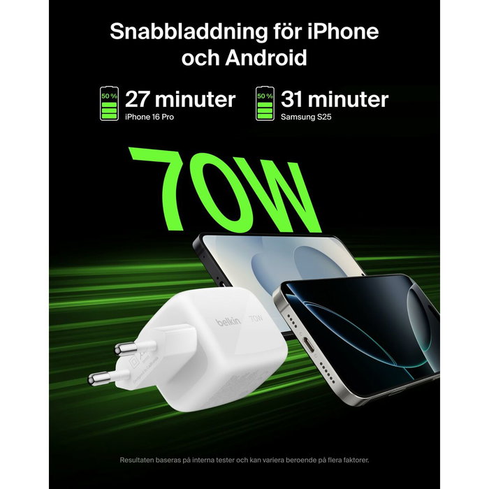 Belkin Câble USB WCH018HQWH Blanc