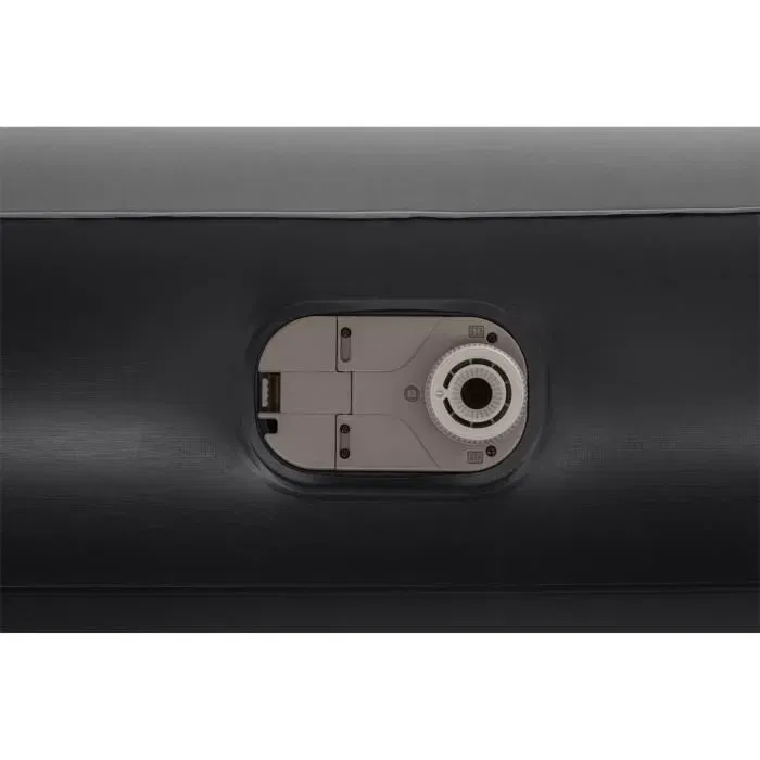 Bestway Lit gonflable 1 personne Tritech avec pompe intégrée - 191x97*46 cm - Oreiller intégré - Surface floquée - Usage intérieur