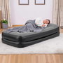 Bestway Lit gonflable Tritech 1 place avec pompe électrique intégrée, Gris