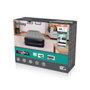Bestway Lit gonflable Tritech 1 place avec pompe électrique intégrée, Gris