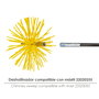 WOLFPACK LINEA PROFESIONAL Brosse de débouchage nylon 200mm M12