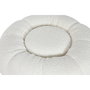 Repose-pied Home ESPRIT Blanc Polyester Métal 65 x 65 x 35 cm