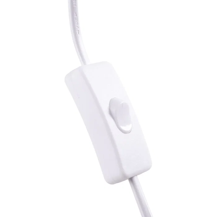 Lampe sur pied "Wayne" SKD-F020-W, style nordique, design personnalisable avec ampoule E27