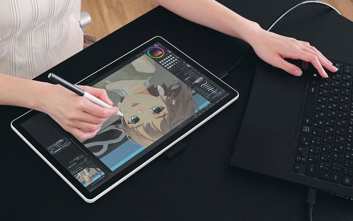 Wacom Tablet One 14 DTC141W0 Noir, blanc